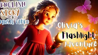 Olivia's Flashlight Adventure: Learning English with Magic | Animated English Story |