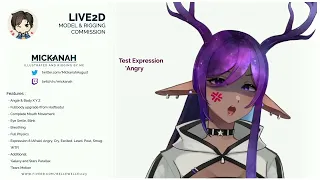 [VTuber Showcase] Mickanah Live2D Model