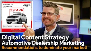 Digital Content Strategy - Automotive Dealership Marketing