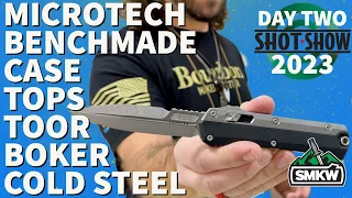 Shot Show 2023 | DAY TWO | MICROTECH, BENCHMADE, CASE, TOPS, BOKER, TOOR, COLD STEEL
