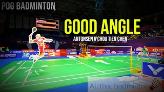 GOOD ANGLE | Anders Antonsen V Chou Tien Chen Victor China Open 2019 HIGHLIGHTS