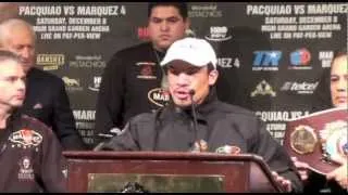 Juan Manuel Marquez KO's Manny Pacquiao POST FIGHT PRESS CONFERENCE