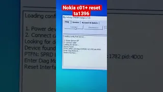 Nokia c01+ reset using cm2sp2 helper fastboot mode not working