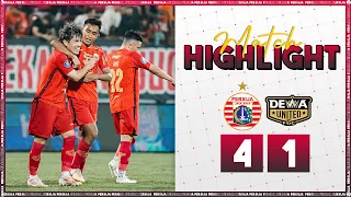 Persija 4-1 Dewa United, Persija Kembali Raih Kemenangan! | Highlight