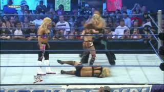 WWE SmackDown 08/12/11 Beth Phoenix and Natalya vs AJ Lee and Kaitlyn