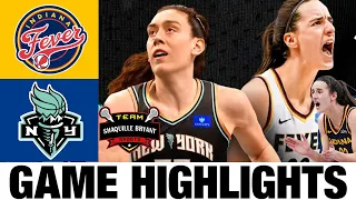 Indiana Fever vs New York Liberty Highlights | Women Basketball | 2024 WNBA