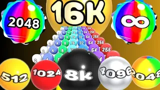 Number Ball 3D Merge Games / [ Max Levels ] Ball Run 2048 Merge Number / Ball Run Infinity gameplay
