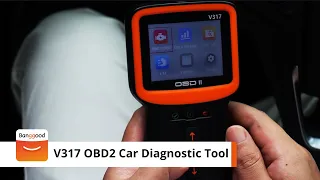 How To Use V317 OBD2 EOBD Car Diagnostic Tool - Buy at Banggood