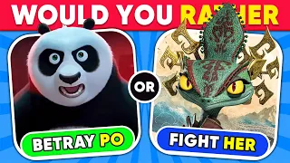 Would You Rather...? Kung Fu Panda 4 🐼🥋 Daily Quiz