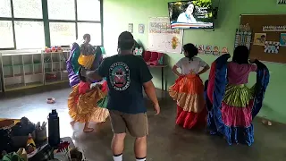 ensayo Campesino, Escuela Cuatro Bocas, a cargo del coreógrafo Jeison Benavidez