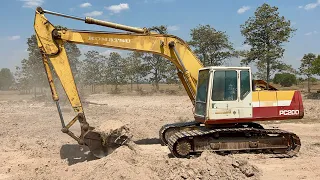 ตูดแดงแดงในตำนาน KOMATSU PC200-5 รุ่นเฉลิมฉลองครบรอบ70ปีKOMATSU ระบบการทำงานสมบูรณ์มากคันนี้