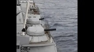 Indian Navy AK-630M CIWS in Action