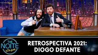 Retrospectiva 2021: Comediante Diogo Defante | The Noite (07/01/22)