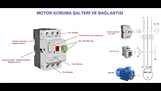 Motor Koruma Şalteri ve Bağlantısı Nasıl Yapılır? www.elektricotomasyon.com.tr #electricmotors