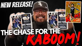 NEW RELEASE: 2022/23 Panini Crown Royale Basketball Hobby Box! THE KABOOM HUNT IS ON!!!