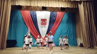 спортивный танец "Давай Россия"