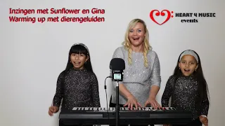 Inzingen met Gina Versteeg en Sunflower Versteeg dierengeluiden