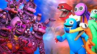 [SFM FNaF] Rainbow Friends & Boxy Boo vs Toxic Animatronics