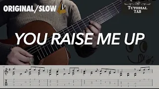 You Raise Me Up (Fingerstyle Tutorial with TAB)