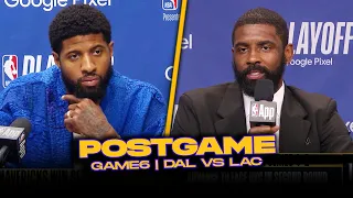 Mavs/Clippers Postgame, Kyrie, PG, Washington, Coaches Reactions | GM6, 2024 WCR1