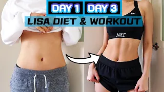 I TRIED BLACKPINK LISA'S DIET AND WORKOUT FOR 3 DAYS AND THIS HAPPENED! (YOU CAN EAT ANYTHING!)