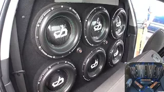 Alphard Audio Loudest Bass Crazy Subs 6 12s Deaf Bonce Monsters carry a lot of high power