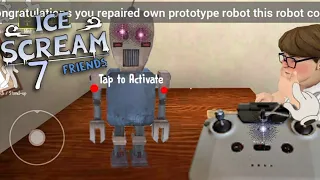 Ice Scream 7 Friends lis Fan Made Gameplay With Prototype Robot Ending || Ice Scream 7 Fan Made