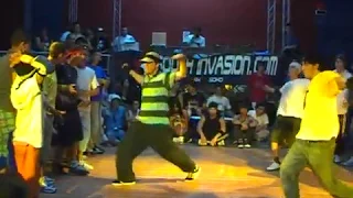 South Invasion 2007 Crew vs Crew (NATURAL BORN BREAKER VS AMICI DI STRADA)parte/2 BREAK DANCE BATTLE