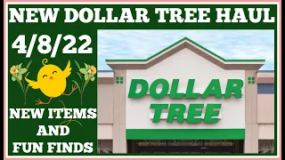 NEW DOLLAR TREE HAUL 🤑 4/8/22 NEW ITEMS AND FUN FINDS