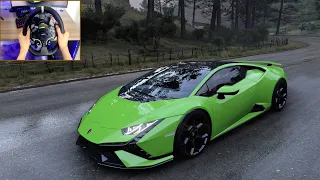 1500HP LAMBORGHINI HURACAN TECNICA 2022 | FORZA HORIZON5 |Steering Wheel | MOZA R5