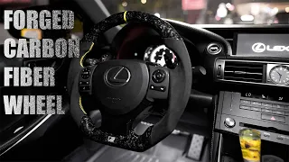 Carbon Steering Wheel in my Lexus IS!