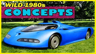 The Most Amazing 10 Concept Cars From The 1980s... Must See!