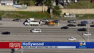 Road rage leads to a shooting on I-95 near from Hollywood Blvd