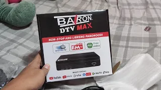 BARON DTV MAX unboxing and comparison sa old model na BARON DIGITAL TV RECEIVER