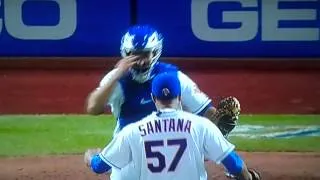 Santana No hitter, last out