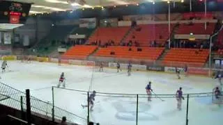 EHC Bienne - Lausanne HC Finale acte VII 13.04.09 échauffement