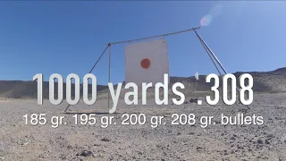 1000 yards .308 heavy bullets