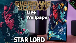 Guardians of the Galaxy - Star Lord - Live Wallpaper & Homescreen setup - Customise like a Pro-Ep19