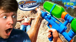 Reacting to the BEST NERF WATER VIDEO GAME BATTLE!