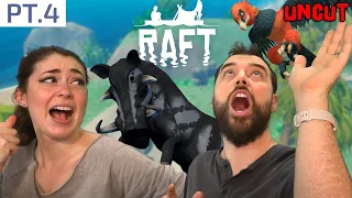 Everything on this island wants to kill us! (Raft pt.4 uncut)