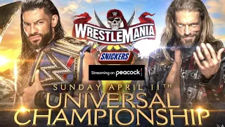 WWE 2K20 Dream Match Edge vs. Roman Reigns: Wrestlemania 37 Universal Championship Match