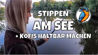 Angeln am See | Köderfische fangen mit Stippe und Made | Tipp zum Haltbarmachen | Vlog #100