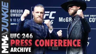 UFC 246: McGregor vs  Cerrone pre-fight press conference