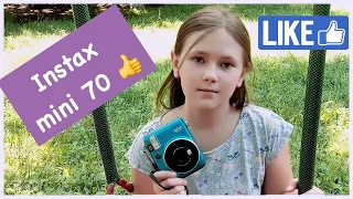 Фотокамера Fujifilm Instax Mini 70 // Обзор // Распаковка аксессуаров