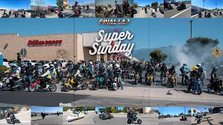 RIDING WITH OVER 400 MINI MOTOS AT SUPER SUNDAY!