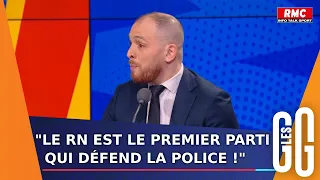 Le RN, le parti des policiers ? Mathieu Valet est face aux GG