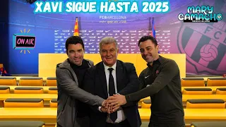 🚨HABLEMOS DE FÚTBOL CON MARY CAMACHO-  XAVI SIGUE HASTA 2025💣