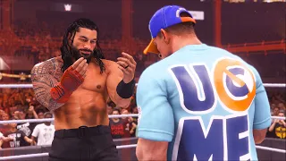 Roman Reigns Vs John Cena Undisputed Championship Tournament | WWE 2K24