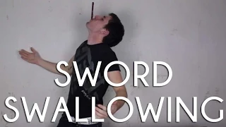 How to do sword swallowing - Magic tricks