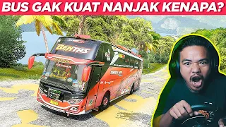 SOPIR KELAPARAN!! JETBUS3 INI BERHENTI DI TANJAKAN? GAK KUAT??? - EURO TRUCK SIMULATOR 2